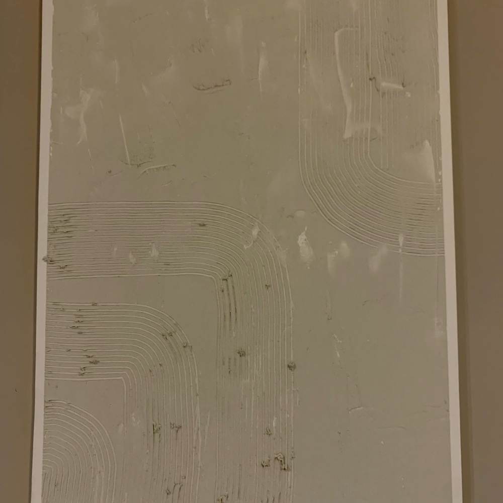 Boho MidCentury Plaster Art Handmade to Order